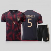 Tyskland Landslagsdrakt Barn VM 2018 Mats Hummels 5 Borte Draktsett Kortermet..
